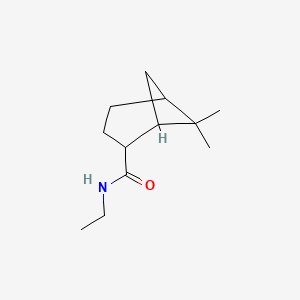 molecular formula C12H21NO B15458783 N-Ethyl-6,6-dimethylbicyclo[3.1.1]heptane-2-carboxamide CAS No. 61851-08-9