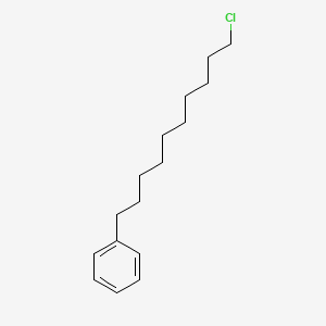 molecular formula C16H25Cl B15458795 Decane, 1-chloro-10-phenyl- CAS No. 61439-72-3