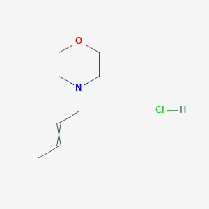 molecular formula C8H16ClNO B15458801 4-But-2-enylmorpholine;hydrochloride CAS No. 61330-36-7