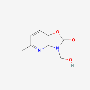 3-(Hydroxymethyl)-5-methyl[1,3]oxazolo[4,5-b]pyridin-2(3H)-one