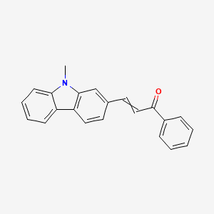 3-(9-Methyl-9H-carbazol-2-yl)-1-phenylprop-2-en-1-one