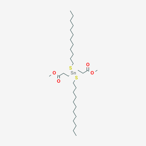 Dimethyl 3,3'-[bis(dodecylsulfanyl)stannanediyl]dipropanoate