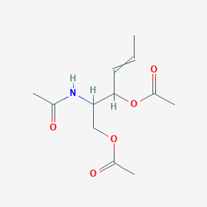 5-Acetamidohex-2-ene-4,6-diyl diacetate