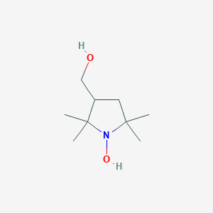 molecular formula C9H19NO2 B015459 3-(Hydroxymethyl)-2,2,5,5-tetramethylpyrrolidin-1-ol CAS No. 27298-75-5