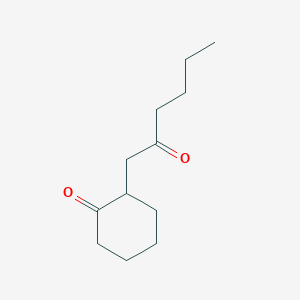 2-(2-Oxohexyl)cyclohexan-1-one