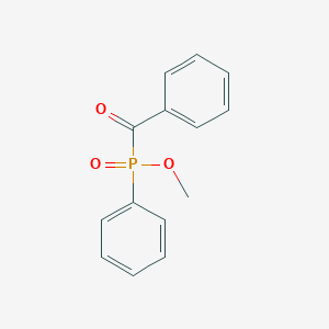 Phosphinic acid, benzoylphenyl-, methyl ester, (S)-