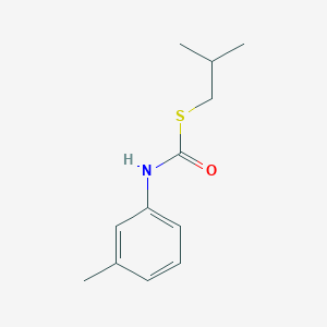 S-(2-Methylpropyl) (3-methylphenyl)carbamothioate