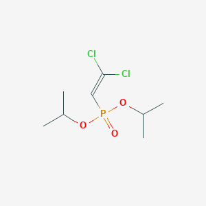 molecular formula C8H15Cl2O3P B15459120 Dipropan-2-yl (2,2-dichloroethenyl)phosphonate CAS No. 61716-79-8