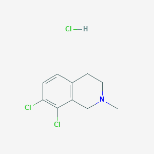 7,8-dichloro-2-methyl-3,4-dihydro-1H-isoquinoline;hydrochloride