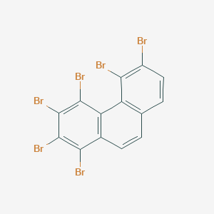 1,2,3,4,5,6-Hexabromophenanthrene