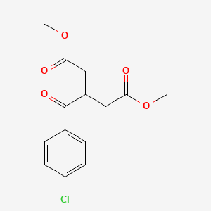 Dimethyl 3-(4-chlorobenzoyl)pentanedioate