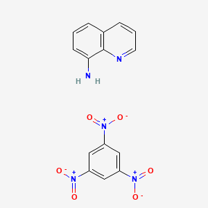 molecular formula C15H11N5O6 B15459187 Quinolin-8-amine;1,3,5-trinitrobenzene CAS No. 61653-20-1