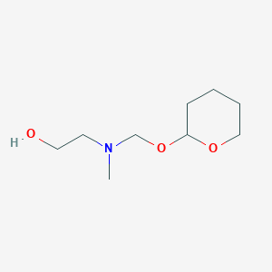 2-(Methyl{[(oxan-2-yl)oxy]methyl}amino)ethan-1-ol