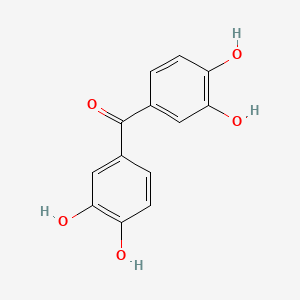 molecular formula C13H10O5 B15459239 Bis(3,4-dihydroxyphenyl)methanone CAS No. 61445-49-6