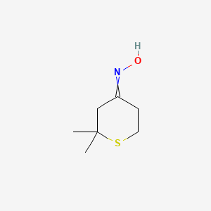 N-(2,2-Dimethylthian-4-ylidene)hydroxylamine