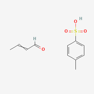 molecular formula C11H14O4S B15459326 But-2-enal;4-methylbenzenesulfonic acid CAS No. 61570-73-8