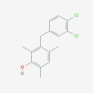 3-[(3,4-Dichlorophenyl)methyl]-2,4,6-trimethylphenol