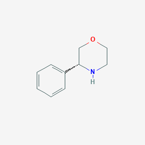molecular formula C10H13NO B154594 (R)-3-phenylmorpholine CAS No. 74572-03-5