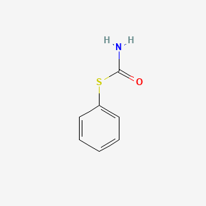 molecular formula C7H7NOS B15459425 S-phenyl carbamothioate CAS No. 61642-86-2