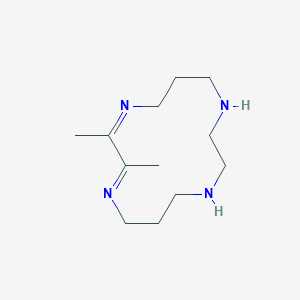 molecular formula C12H24N4 B15459495 1,4,8,11-Tetraazacyclotetradeca-1,3-diene, 2,3-dimethyl- CAS No. 61799-45-9