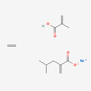 Sodium;ethene;4-methyl-2-methylidenepentanoate;2-methylprop-2-enoic acid