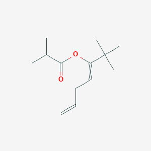 2,2-Dimethylhepta-3,6-dien-3-yl 2-methylpropanoate