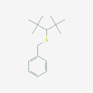 {[(2,2,4,4-Tetramethylpentan-3-yl)sulfanyl]methyl}benzene