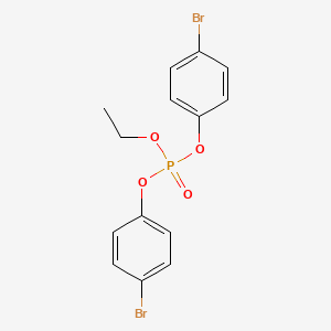 molecular formula C14H13Br2O4P B15459676 Bis(4-bromophenyl) ethyl phosphate CAS No. 61470-55-1