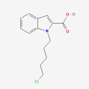 1-(5-Chloropentyl)-1H-indole-2-carboxylic acid