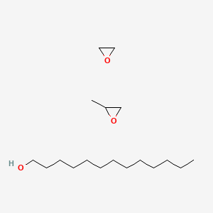 molecular formula C18H38O3 B15459726 2-Methyloxirane;oxirane;tridecan-1-ol CAS No. 61725-89-1