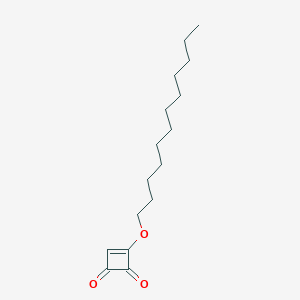 3-(Dodecyloxy)cyclobut-3-ene-1,2-dione