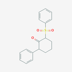 2-(Benzenesulfonyl)-6-phenylcyclohexan-1-one