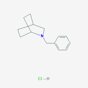 molecular formula C14H20ClN B15459843 2-Benzyl-2-azabicyclo[2.2.2]octane;hydrochloride CAS No. 61367-21-3