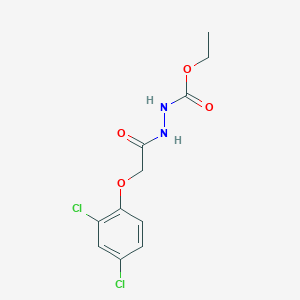 Ethyl 2-[(2,4-dichlorophenoxy)acetyl]hydrazine-1-carboxylate