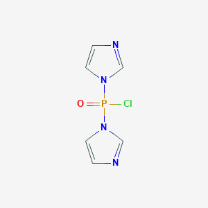 molecular formula C6H6ClN4OP B15459918 Di-1H-imidazol-1-ylphosphinic chloride CAS No. 61561-85-1