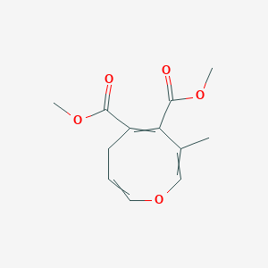 molecular formula C12H14O5 B15459947 Dimethyl 7-methyl-4H-oxocine-5,6-dicarboxylate CAS No. 61238-17-3