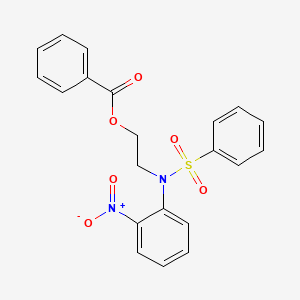 Benzenesulfonamide, N-[2-(benzoyloxy)ethyl]-N-(2-nitrophenyl)-