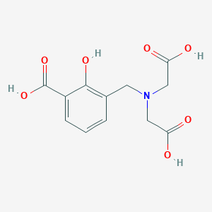 3-{[Bis(carboxymethyl)amino]methyl}-2-hydroxybenzoic acid