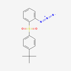 molecular formula C16H17N3O2S B15459983 1-Azido-2-(4-tert-butylbenzene-1-sulfonyl)benzene CAS No. 61174-55-8