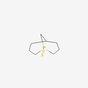 molecular formula C8H15PS B15460023 1lambda~5~-Phosphabicyclo[3.3.1]nonane-1-thione CAS No. 61500-36-5