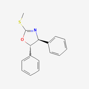 (4S,5S)-2-(Methylsulfanyl)-4,5-diphenyl-4,5-dihydro-1,3-oxazole