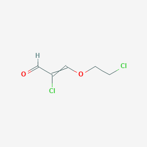 2-Chloro-3-(2-chloroethoxy)prop-2-enal