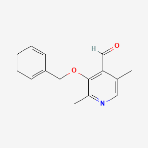 molecular formula C15H15NO2 B15460059 3-Benzyloxy-2,5-dimethyl-pyridine-4-carbaldehyde CAS No. 61595-42-4