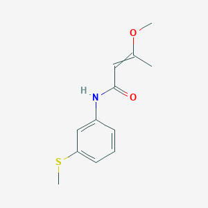 3-Methoxy-N-[3-(methylsulfanyl)phenyl]but-2-enamide