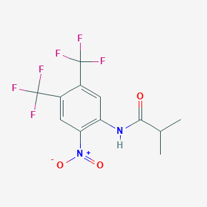 2-Methyl-N-[2-nitro-4,5-bis(trifluoromethyl)phenyl]propanamide