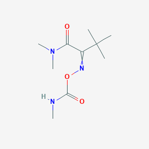 N,N,3,3-Tetramethyl-2-{[(methylcarbamoyl)oxy]imino}butanamide