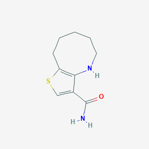 4,5,6,7,8,9-Hexahydrothieno[3,2-b]azocine-3-carboxamide