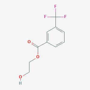 molecular formula C10H9F3O3 B15460196 2-Hydroxyethyl 3-(trifluoromethyl)benzoate CAS No. 61696-09-1