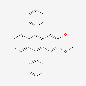 molecular formula C28H22O2 B15460210 2,3-Dimethoxy-9,10-diphenylanthracene CAS No. 61418-65-3