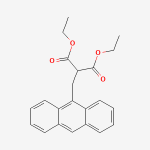 molecular formula C22H22O4 B15460223 Diethyl (anthracen-9-ylmethyl)propanedioate CAS No. 61161-88-4